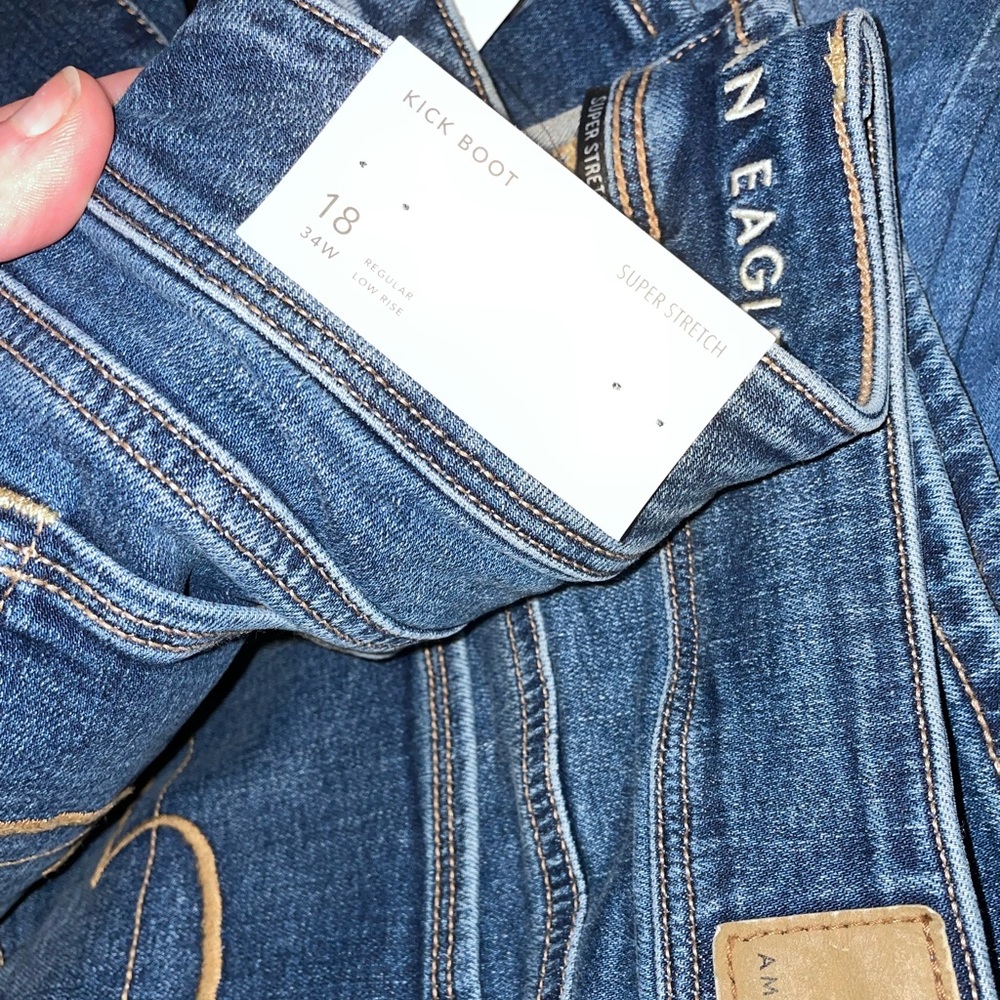 American Eagle Jeans Size 18 Kick Book